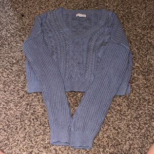 Aeropostale Blue V-Neck Sweater